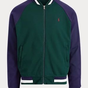 Ralph Lauren Full Zip Varsity Cotton Baseball Jacket Like New